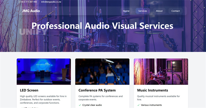 10. JMG Audio Zimbabwe LED Screen Supplier
