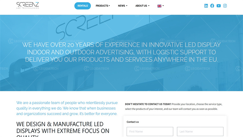 3.Screenz LED Display Supplier