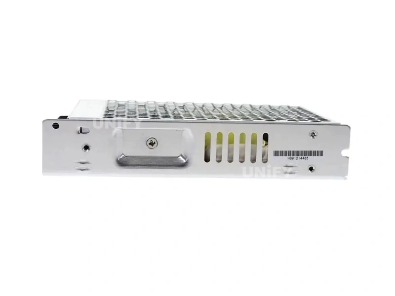Mean Well LRS-150 power supply side profile showing 30mm low-profile fanless case